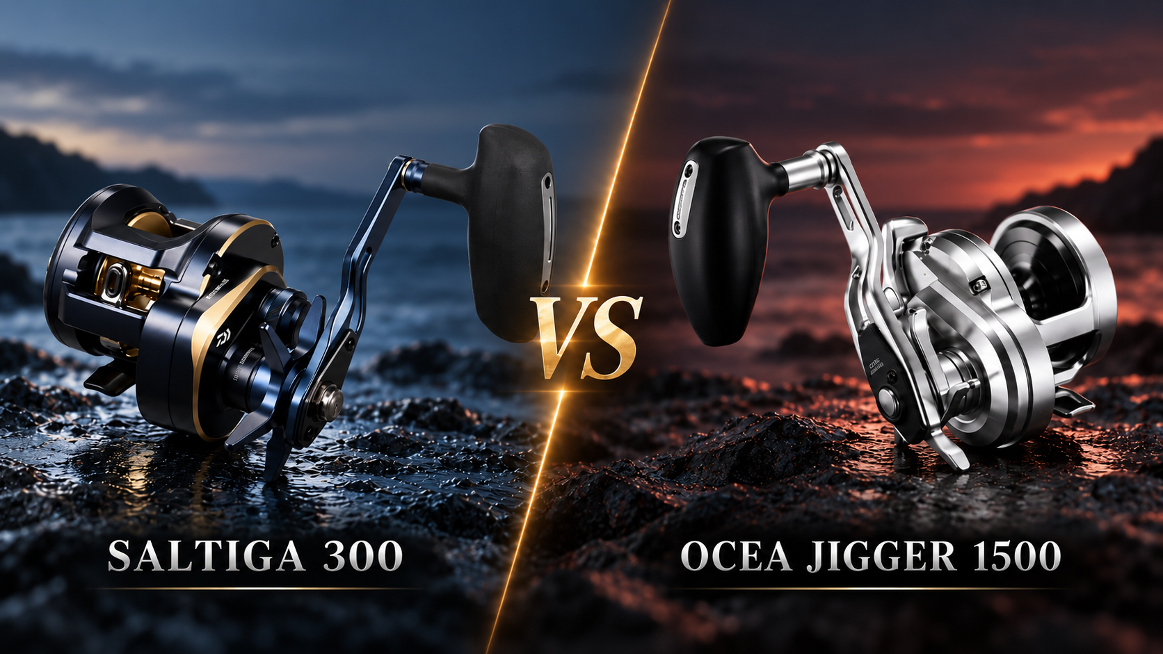 DAIWA 25 Saltiga 300 vs Shimano Ocea Jigger 1500: Specs and Best Uses
