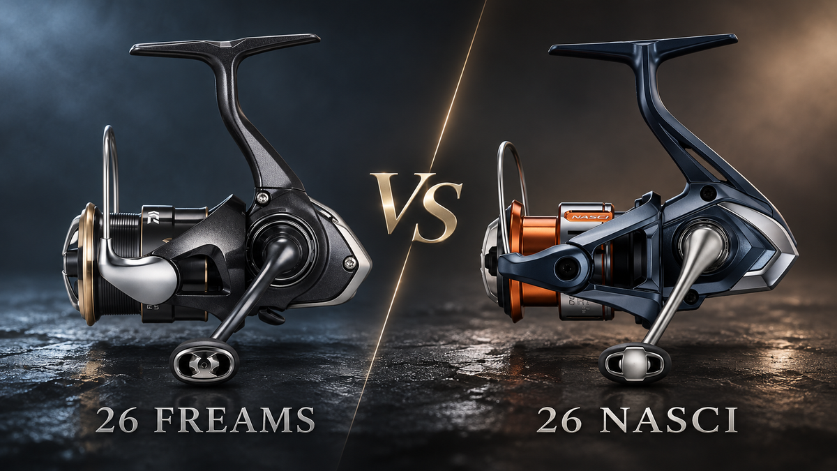 DAIWA 26 Freams vs Shimano 26 Nasci: Lightweight or More Rigid?