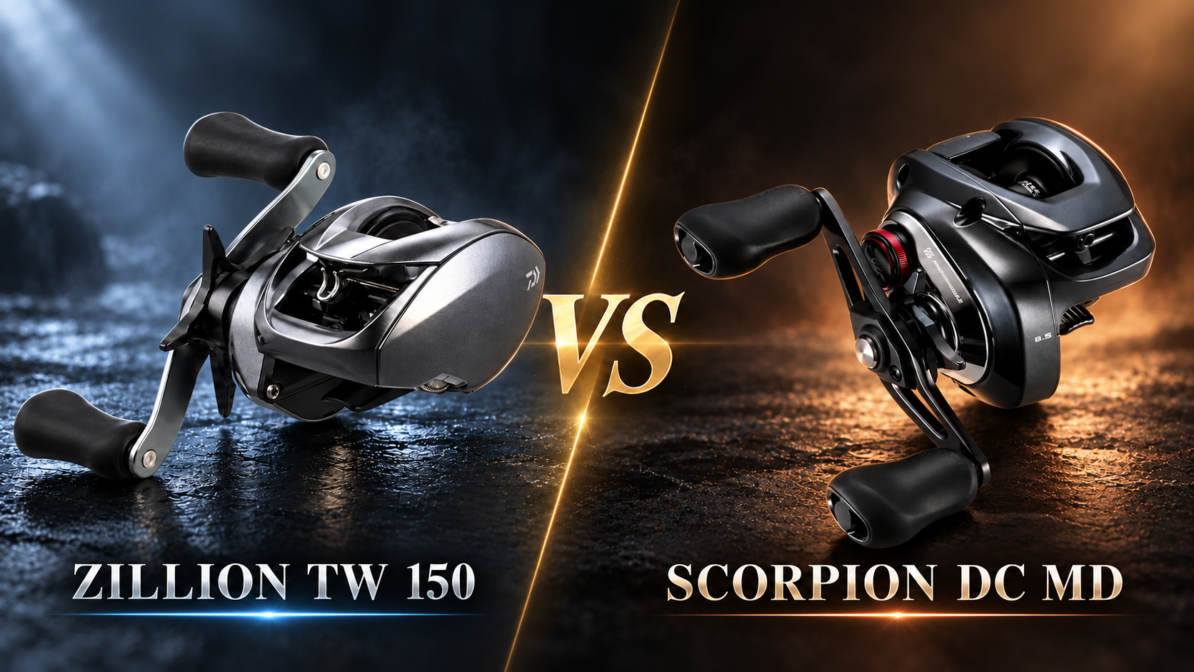 DAIWA 26 Zillion TW 150 vs Shimano Scorpion DC MD: Which reel better?