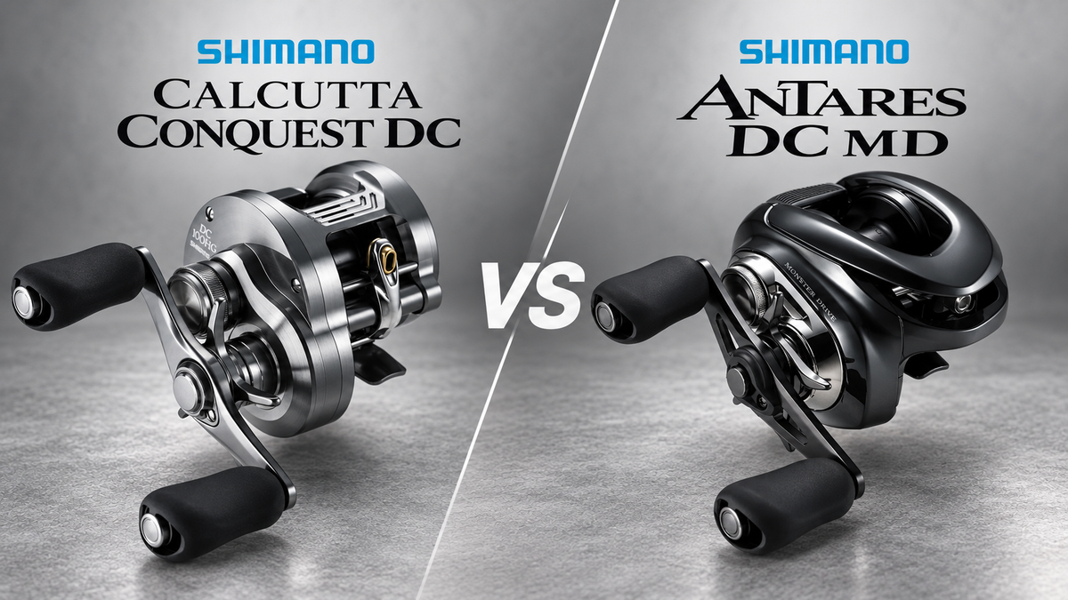 Shimano Calcutta Conquest DC vs Antares DC MD: Round or Low-Profile?