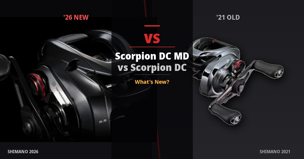 Shimano 26 Scorpion DC MD vs 21 Scorpion DC: What's New?