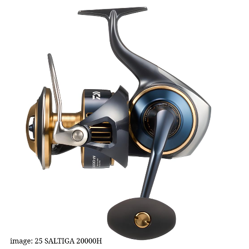 DAIWA SALTIGA 20000-P 2025 Spinning Reel Japan Model DAIWA SALTIGA 20000-P 2025 Spinning Reel Japan Model