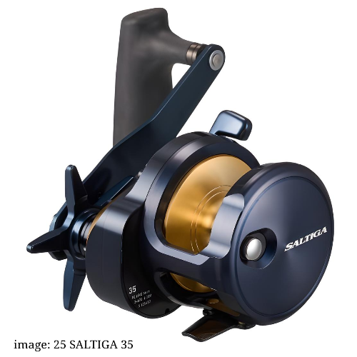 DAIWA SALTIGA 35HL (Left) 2025 Conventional Reel Japan Model DAIWA SALTIGA 35HL (Left) 2025 Conventional Reel Japan Model