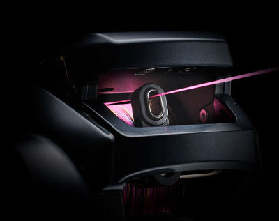 DAIWA collection with ELECTRIC DRAG SOUND technology feature illustration