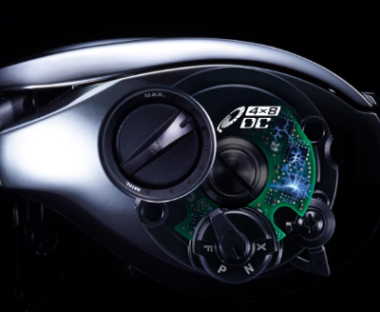 Shimano collection with 4X8DC technology feature illustration
