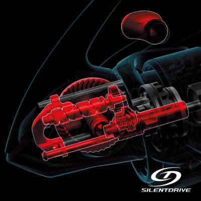 Shimano collection with SILENT DRIVE technology feature illustration