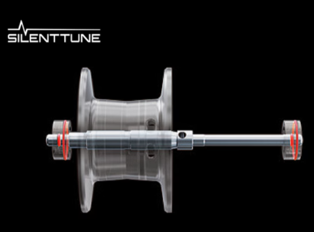 Shimano collection with SILENT TUNE technology feature illustration