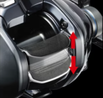 Shimano collection with SPEED CLUTCH technology feature illustration