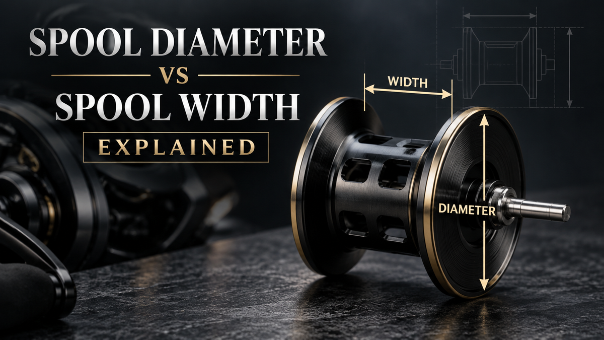 Baitcasting Reel Spool Diameter and Width Explained
