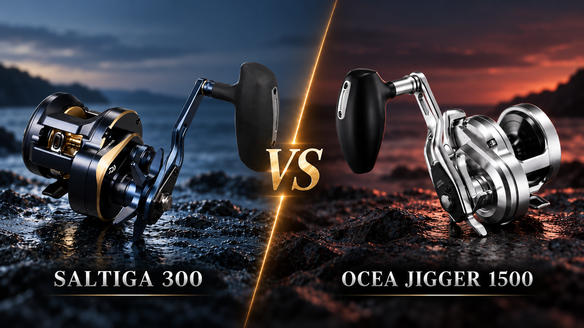 DAIWA 25 Saltiga 300 vs Shimano Ocea Jigger 1500: Which Jigging Reel suit you?