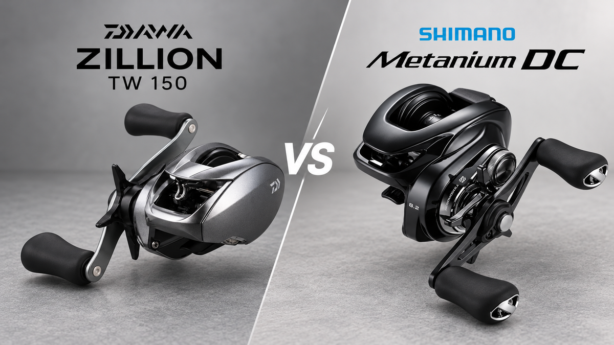 DAIWA 26 Zillion TW 150 vs Shimano 24 Metanium DC: Power or Control?