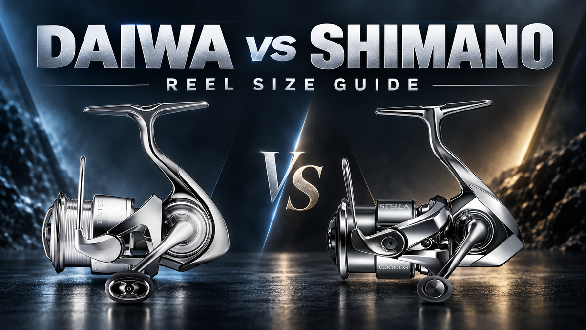 Daiwa vs Shimano Reel Sizes: What the Numbers Really Mean