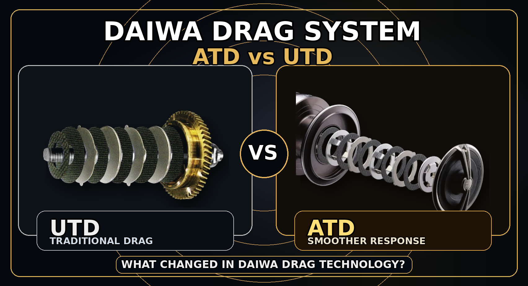 Daiwa ATD vs UTD Drag: What's the Difference?