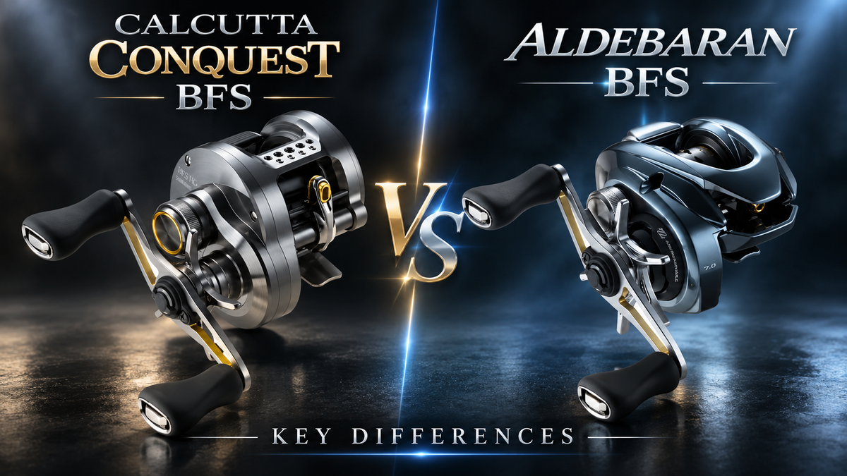 Shimano Calcutta Conquest BFS vs Aldebaran BFS: Round or Low-Profile?