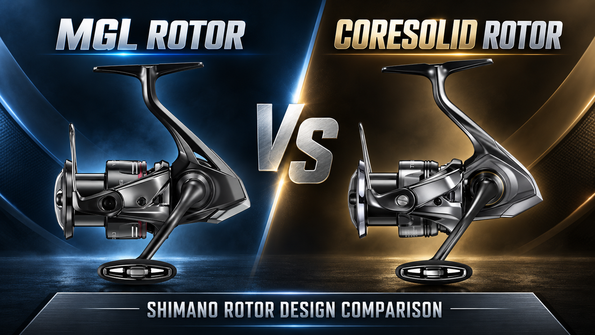 Shimano MGL Rotor vs CoreSolid Rotor: Which Feel Fits Your Lures?