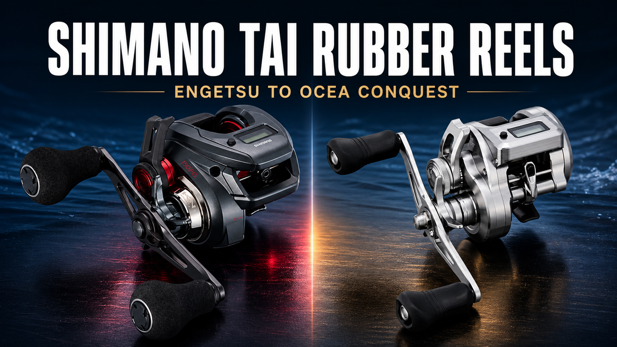 Shimano tai-rubber reel guide from Engetsu to Ocea Conquest