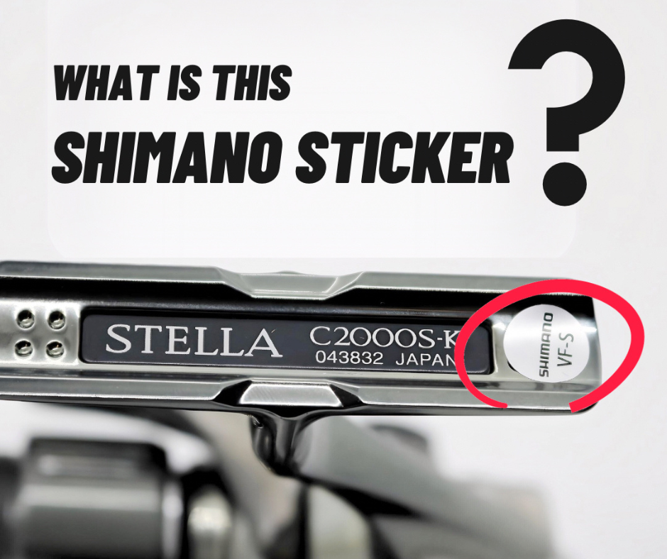 The meaning of Shimano reel foot sticker / Indicate Manufactured day and country