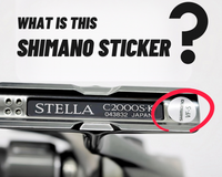 The meaning of Shimano reel foot sticker / Indicate Manufactured day and country