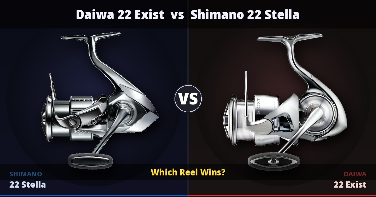 Daiwa 22 Exist vs Shimano 22 Stella: Which Reel Better?