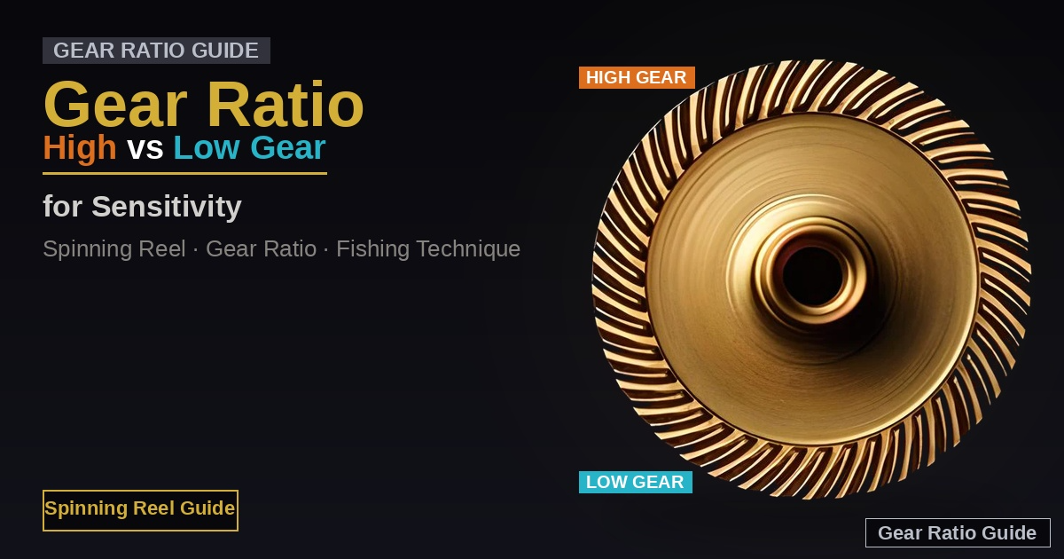 Fishing Reel Gear Ratio: High vs Low Gear for Sensitivity