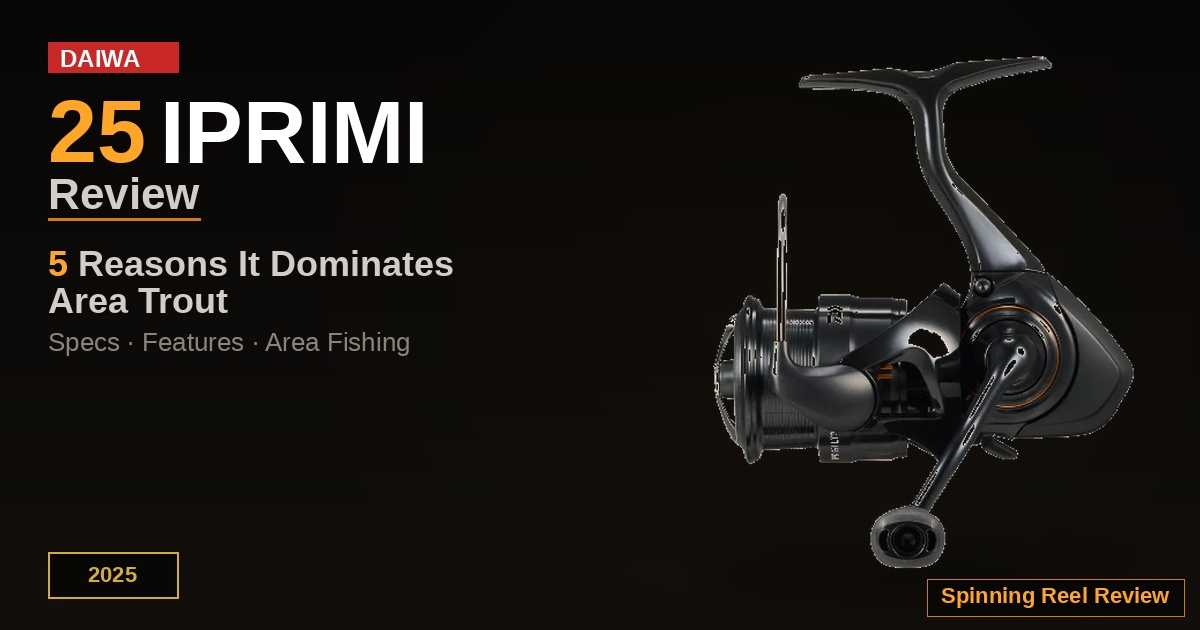 DAIWA 25 IPRIMI Review: 5 Reasons It Dominates Area Trout