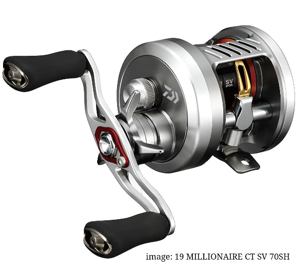 DAIWA 2019 Millionaire CT SV 70SHL Baitcasting Reel (Left Handle)