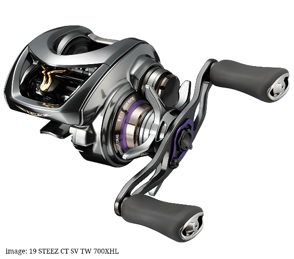 DAIWA 2019 STEEZ CT SV TW 700XH Right Handle Baitcasting Reel DAIWA 2019 STEEZ CT SV TW 700XH Right Handle Baitcasting Reel