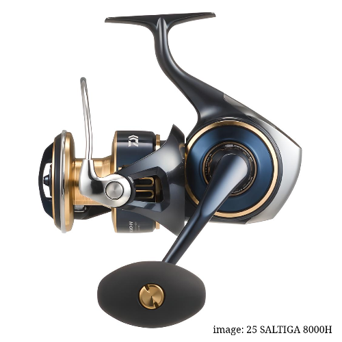 DAIWA 2025 SALTIGA 10000-H spinning reel product image