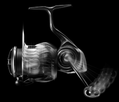 DAIWA collection with SENSITIVE TUNE technology feature illustration