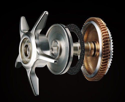 DAIWA collection with UTD (Baitcasting) technology feature illustration