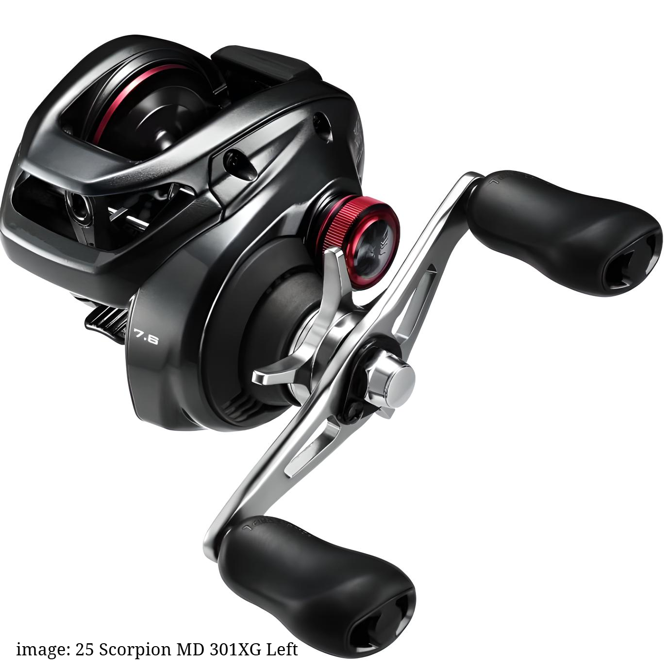 Shimano 2025 Scorpion MD 300XG RIGHT baitcasting reel