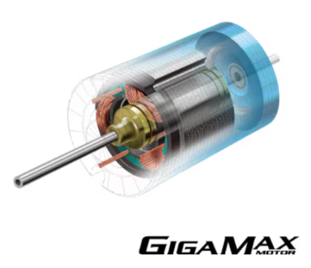 Shimano collection with GIGAMAX MOTOR technology feature illustration