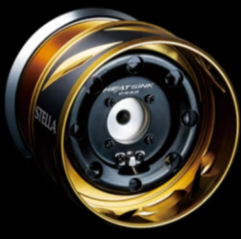 Shimano collection with HEATSINK DRAG technology feature illustration